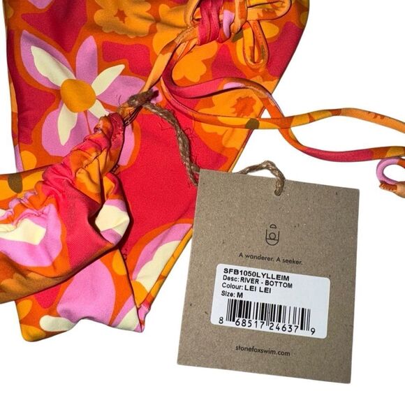NWT Stone Fox Swim x Revolve River Bottom in Lei Lei Size Medium - Picture 5 of 9